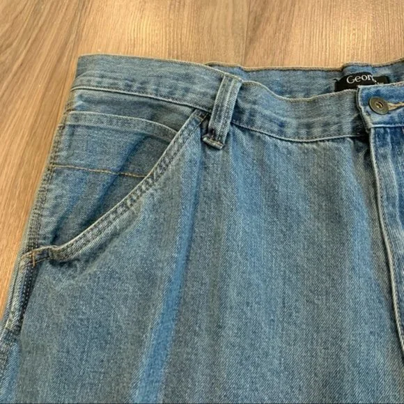 ☀️ 3/$15 George Carpenter Jeans - Relaxed Straight Leg - Medium Blue - Picture 3 of 9